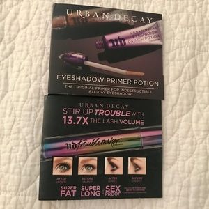 URBAN DECAY eyeshadow primer & mascara